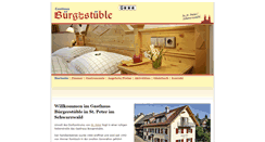 Desktop Screenshot of buergerstueble.de